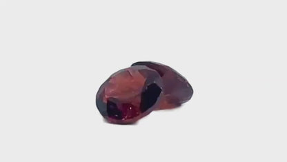 Natural Rhodolite Garnet (Pair)